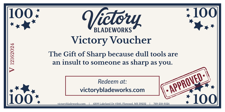 Victory Bladeworks Gift Card